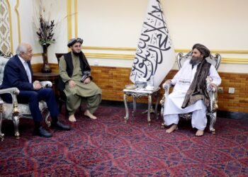 Mullah Baradar Meets Zalmay Khalilzad to Discuss Foreign Investment Opportunities in Afghanistan